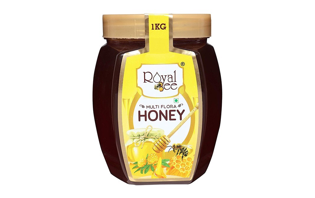 Royal Bee Multi Flora Honey    Plastic Jar  1 kilogram